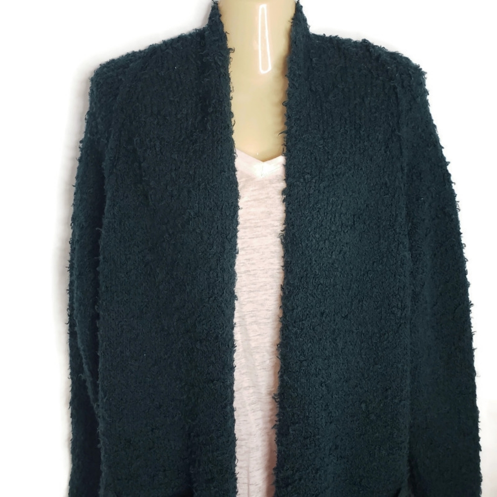NWT Free People Green Wool Cardigan Size Small - Picture 4 of 8